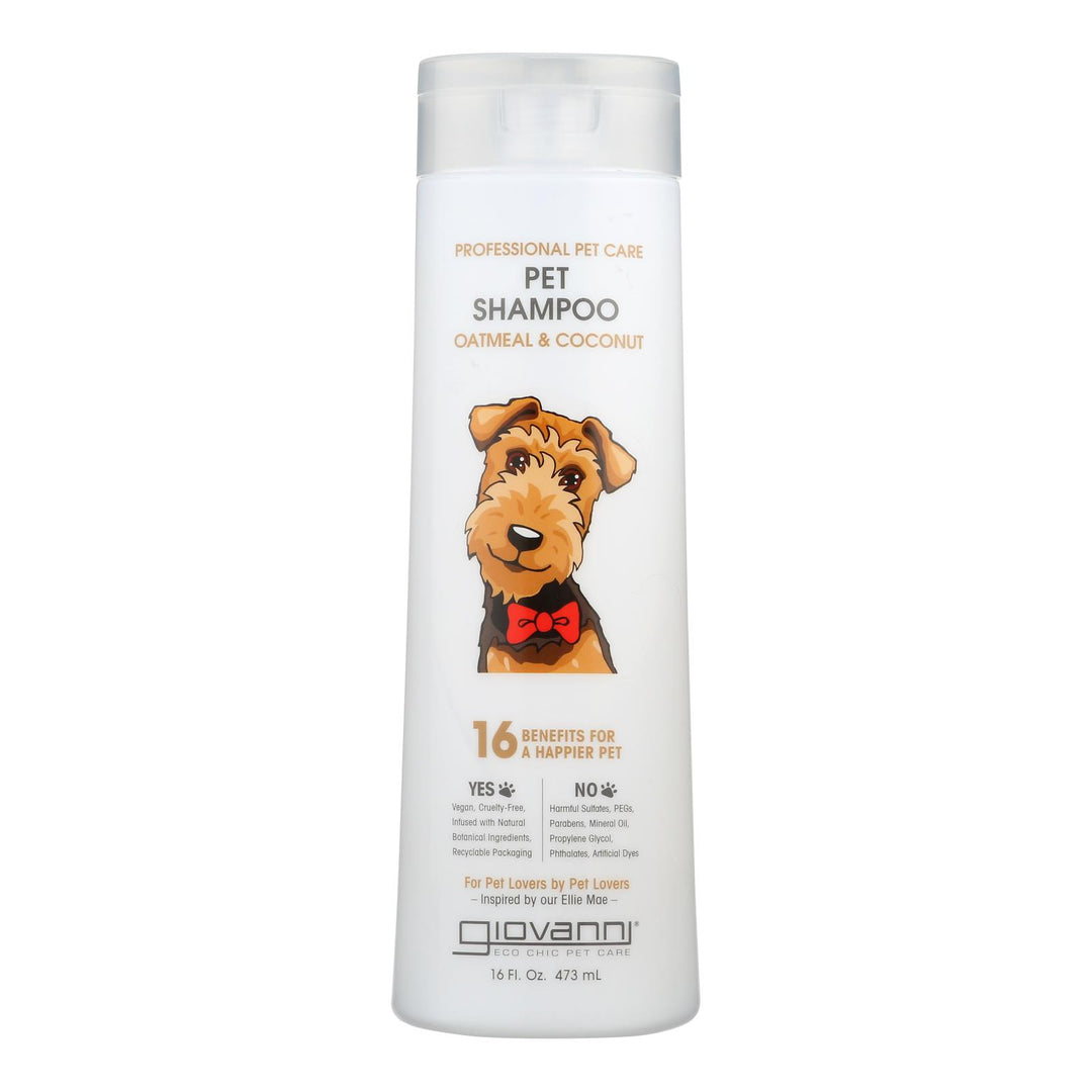 Giovanni Hair Care Products - Pet Shampoo Oatmeal & Coconut - 1 Each-16 Fz - Maras Green